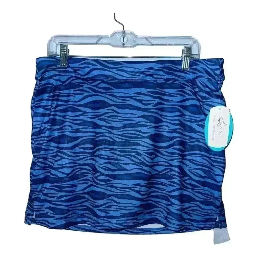Greg‎ Norman Womens Blue Skort, Large